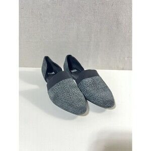 Eileen Fisher Black Houndstooth‎ Flute D'Orsay Flats Sz. 8.5